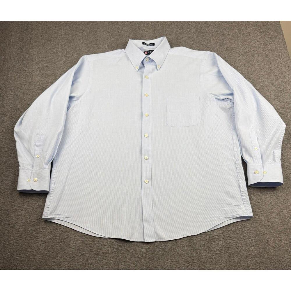 Chaps Classic Fit Wrinkle-Free Dress Shirt Size Large